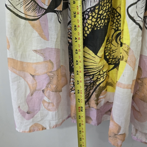 Anthropologie Maeve Pia Binazzi Tiered Off The Shoulder Dress in Novelty Size XL - Picture 11 of 14